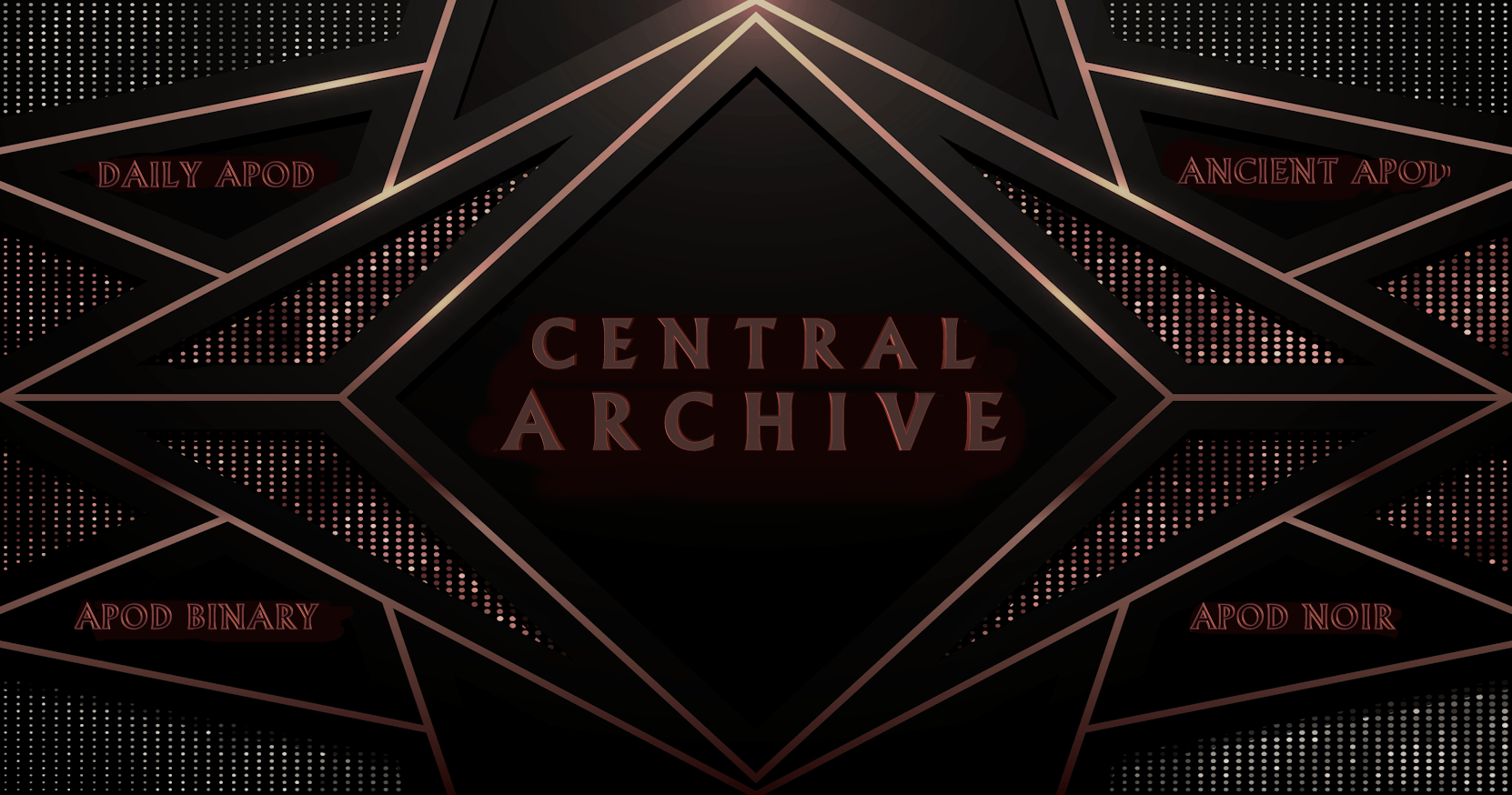Central Archive Menu